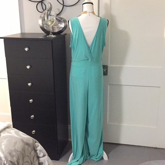 Teal Jumpsuit Sz 2XL - Picture 2 of 6